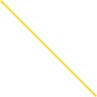 5 x 5/32" Yellow Paper Twist Ties