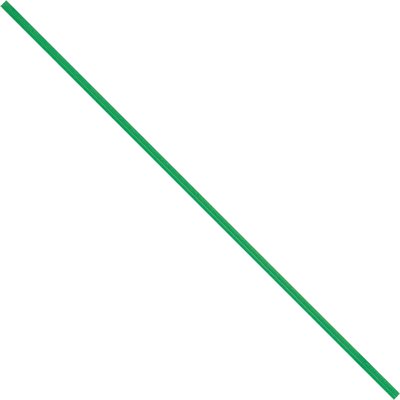7 x 5/32" Green Paper Twist Ties