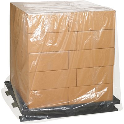48 x 46 x 72" - 2 Mil Clear Pallet Covers