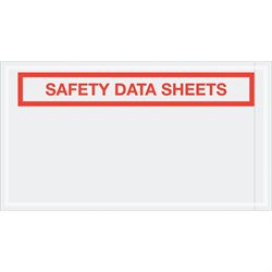 5 1/2 x 10" "Safety Data Sheets" SDS Envelopes
