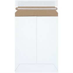 6 x 8" White (25 Pack) Self-Seal Flat Mailers