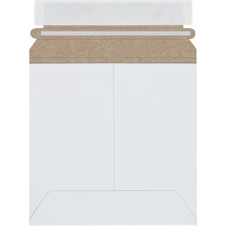 6 x 6" White Self-Seal Flat Mailers