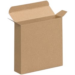 4 x 1 1/16 x 4" Kraft Reverse Tuck Folding Cartons