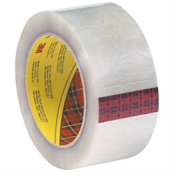 2" x 55 yds. Clear (6 Pack) 3M 355 Carton Sealing Tape