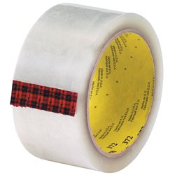 2" x 55 yds. Clear (6 Pack) 3M 372 Carton Sealing Tape