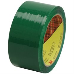 2" x 55 yds. Green 3M 373 Carton Sealing Tape