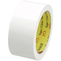 2" x 55 yds. White (6 Pack) 3M 373 Carton Sealing Tape