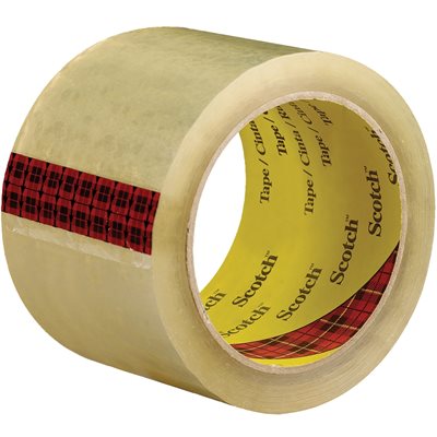 3" x 55 yds. Clear (6 Pack) 3M 3743 Carton Sealing Tape