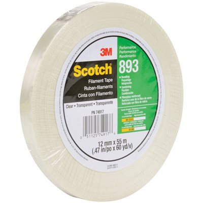 3/8" x 60 yds. 3M 893 Strapping Tape
