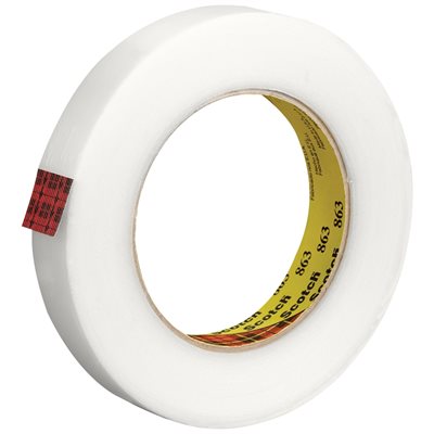 3/4" x 60 yds. 3M 863 Strapping Tape