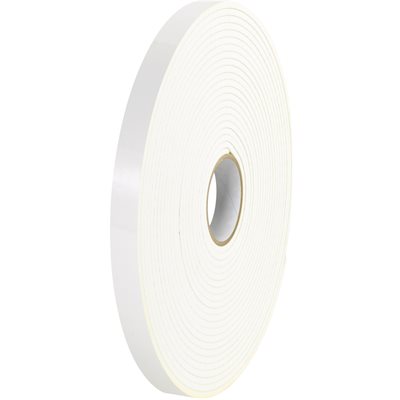 1/2" x 36 yds. (1/8" White) (2 Pack) Tape Logic® Double Sided Foam Tape