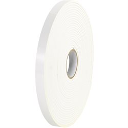 1" x 36 yds. (1/8" White) (2 Pack) Tape Logic® Double Sided Foam Tape