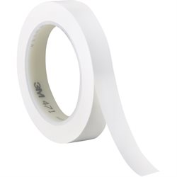 3/4" x 36 yds. White (3 Pack) 3M 471 Vinyl Tape