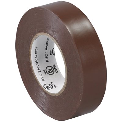 3/4" x 20 yds. Brown Electrical Tape