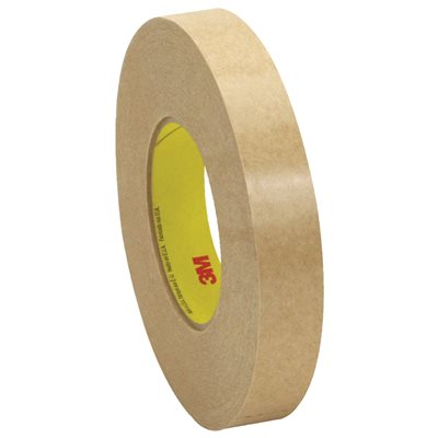 1" x 120 yds. 3M 9498 Adhesive Transfer Tape Hand Rolls