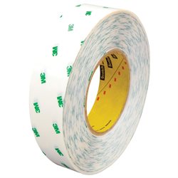1" x 60 yds. (6 Pack) 3M 966 Adhesive Transfer Tape Hand Rolls
