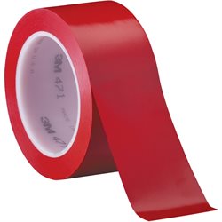 2" x 36 yds. (3 Pack) Red 3M 471 Vinyl Tape