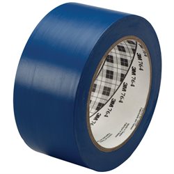 2" x 36 yds. Blue 3M 764 Vinyl Tape