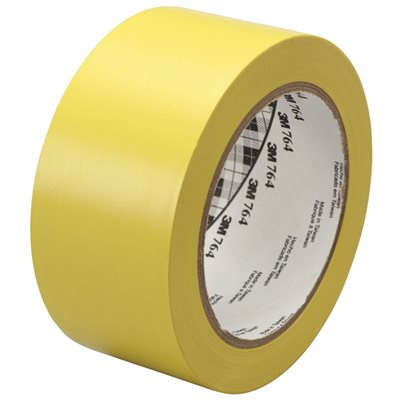 2" x 36 yds. Yellow (6 Pack) 3M 764 Vinyl Tape