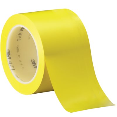 3" x 36 yds. Yellow (3 Pack) 3M 471 Vinyl Tape