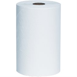 8" x 400' Scott® White Hard Wound Roll Towels
