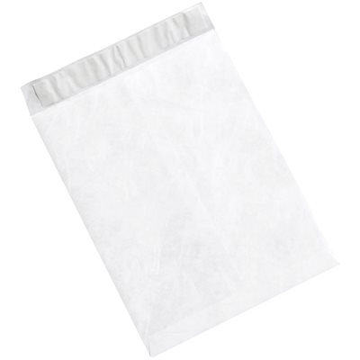9 1/2 x 12 1/2" White Flat Tyvek® Envelopes