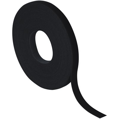 1/2" x 75' - Black VELCRO® Brand Self-Grip Straps